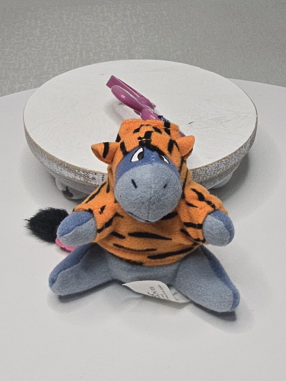 Vintage McDonalds Happy Meal Toy Disney Tigger Movie Eeyore Keyclip Plush